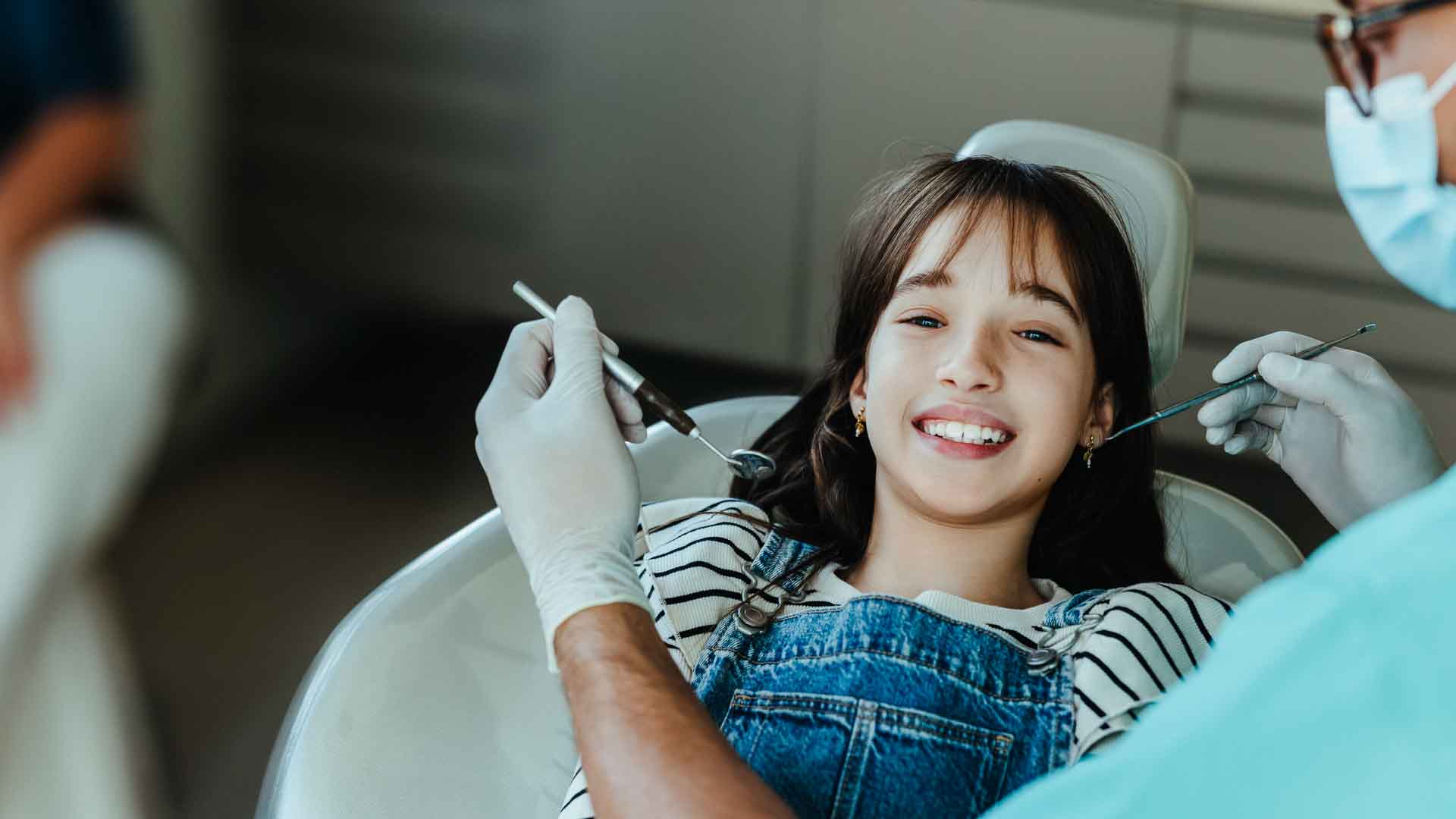 Child receiving dental care at Grand Blanc Dental Center in Grand Blanc, Michigan